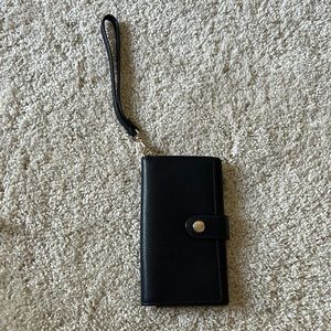 Navy Coach phone/wallet wristlet